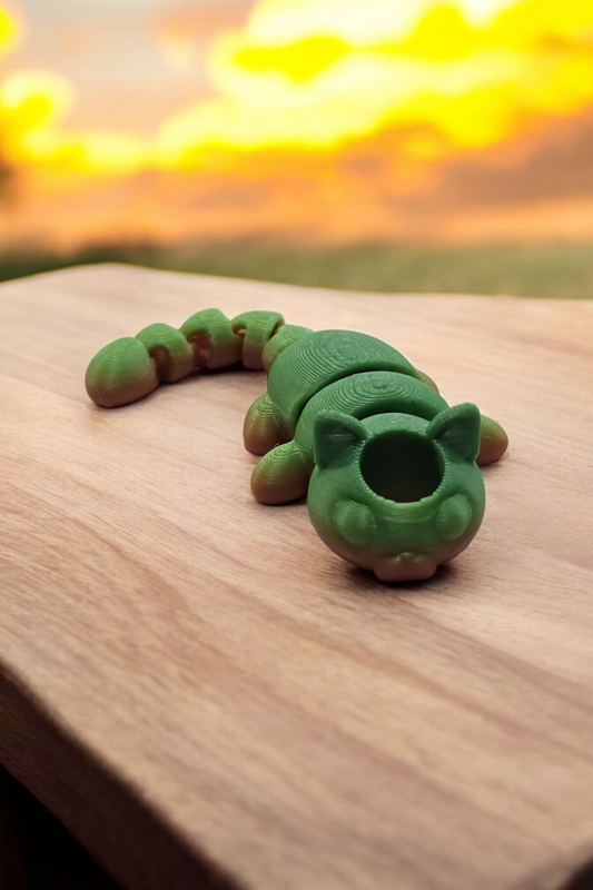 3D printed Cat Straw Pal (see description)
