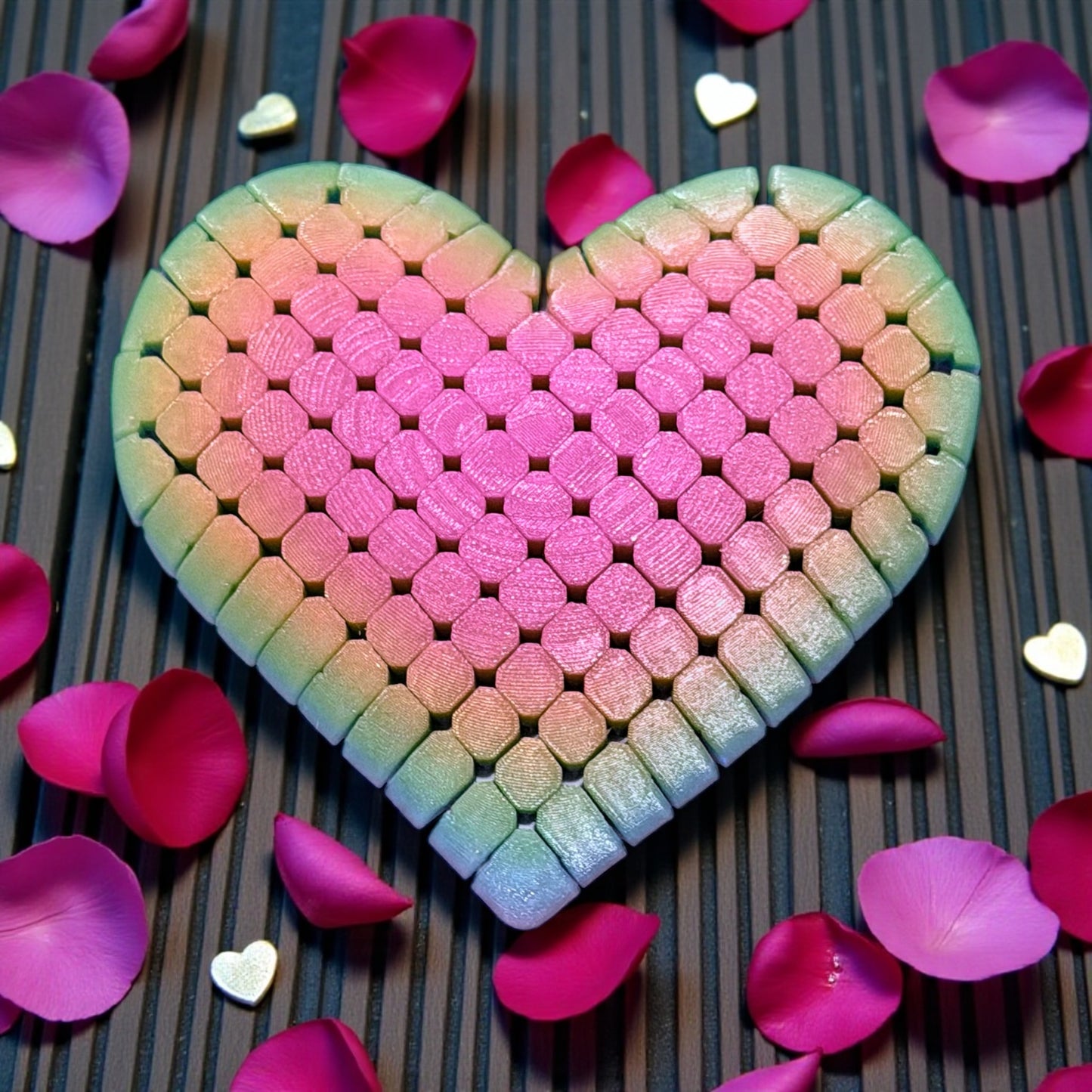 Large 3D Printed Flexible Heart