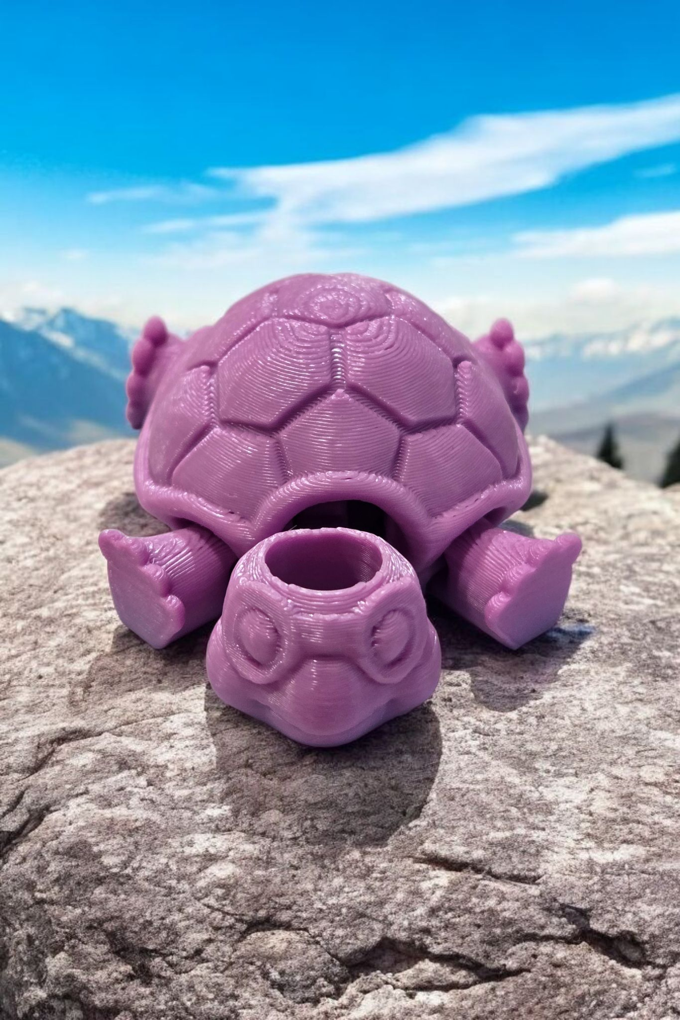 3D printed Straw Pal Ninja Turtle description)